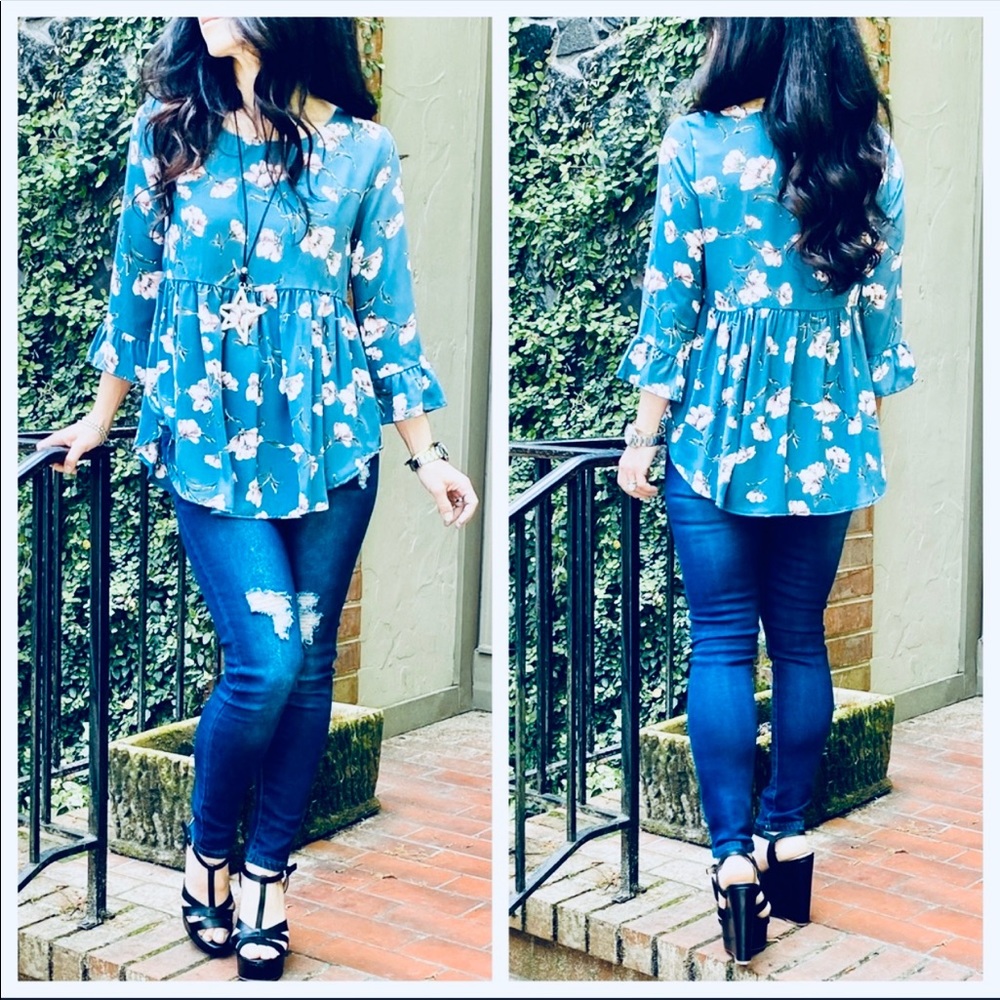 ✨LAST ONES✨BOHO CHIC BELL SLEEVES TUNIC TOP - Picture 9 of 9